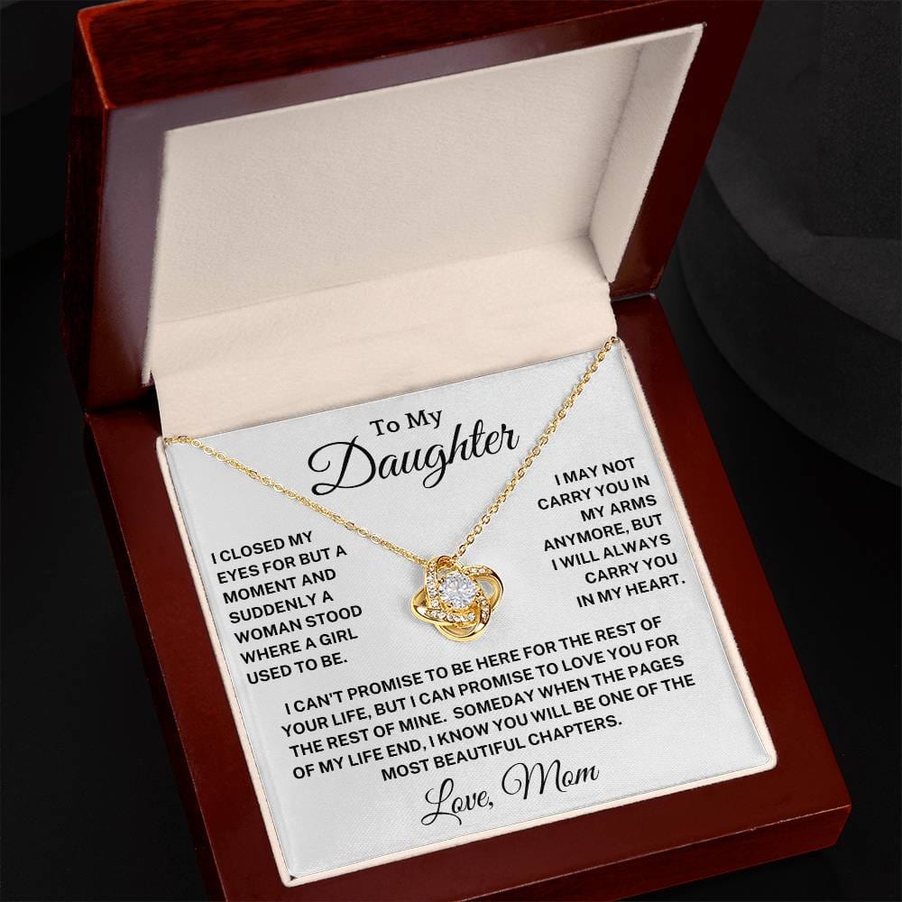 Daughter - Carry You In My Heart Necklace