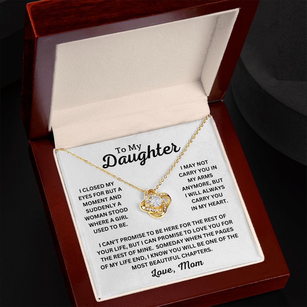 Daughter-Woman Stood-Necklace