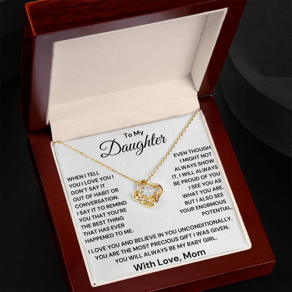 Daughter- I Will Always Be Proud Of You Necklace