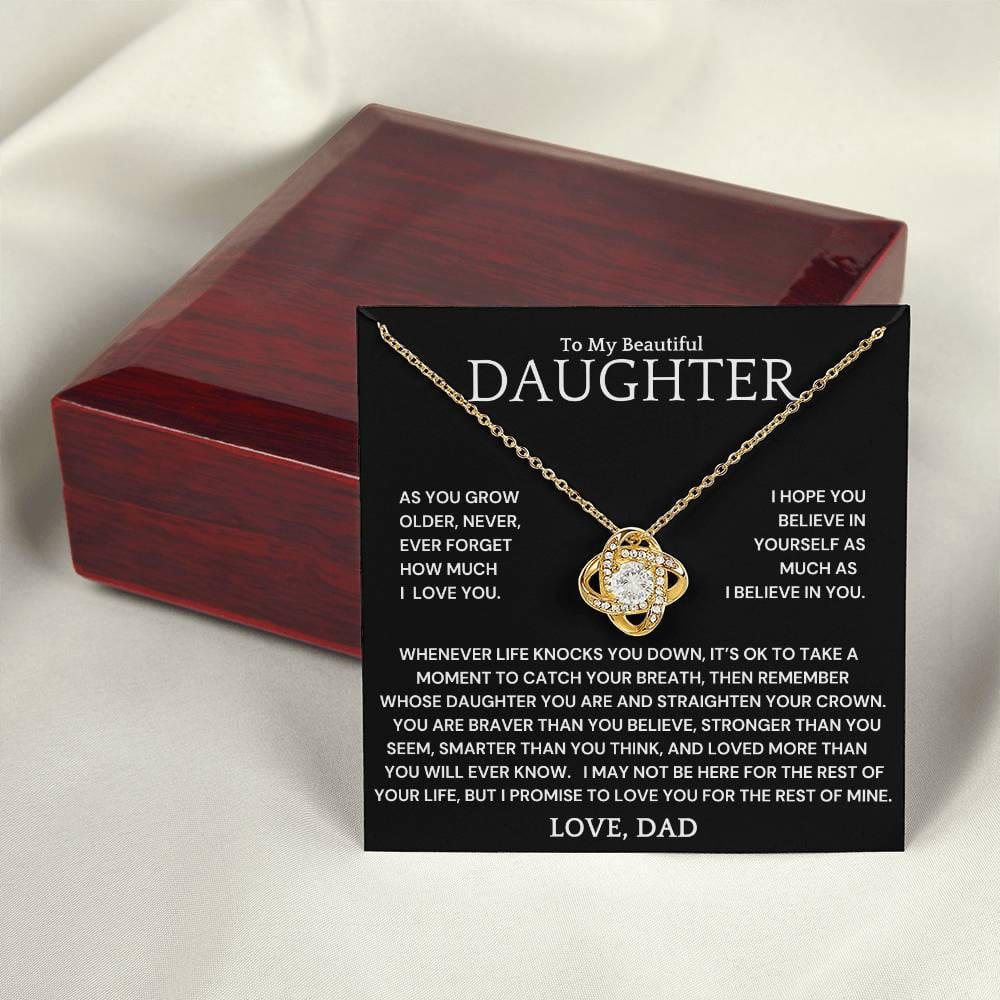 Daughter - Straighten Your Crown Necklace