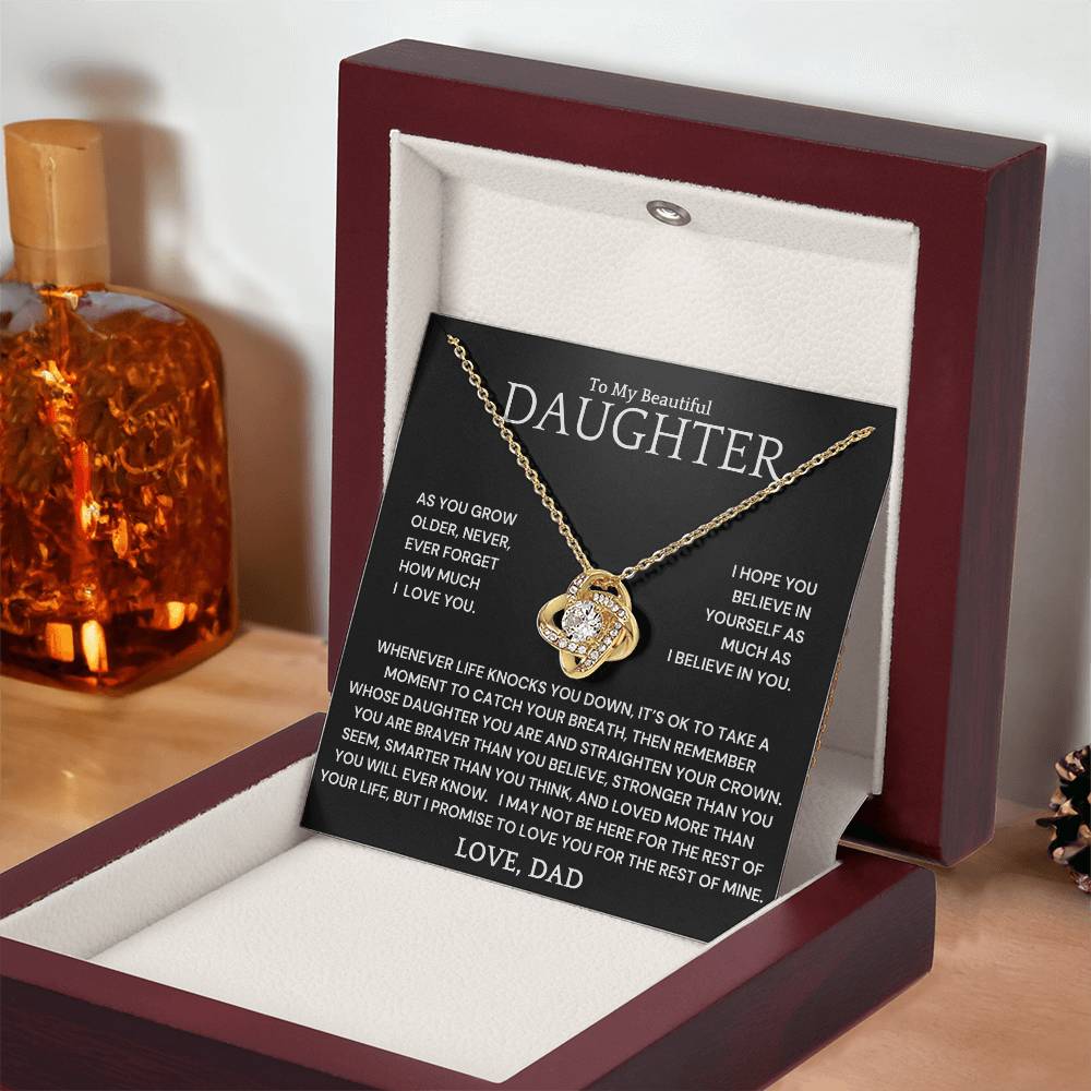 Daughter - Straighten Your Crown Necklace