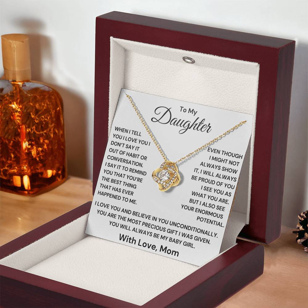 Daughter- I Will Always Be Proud Of You Necklace