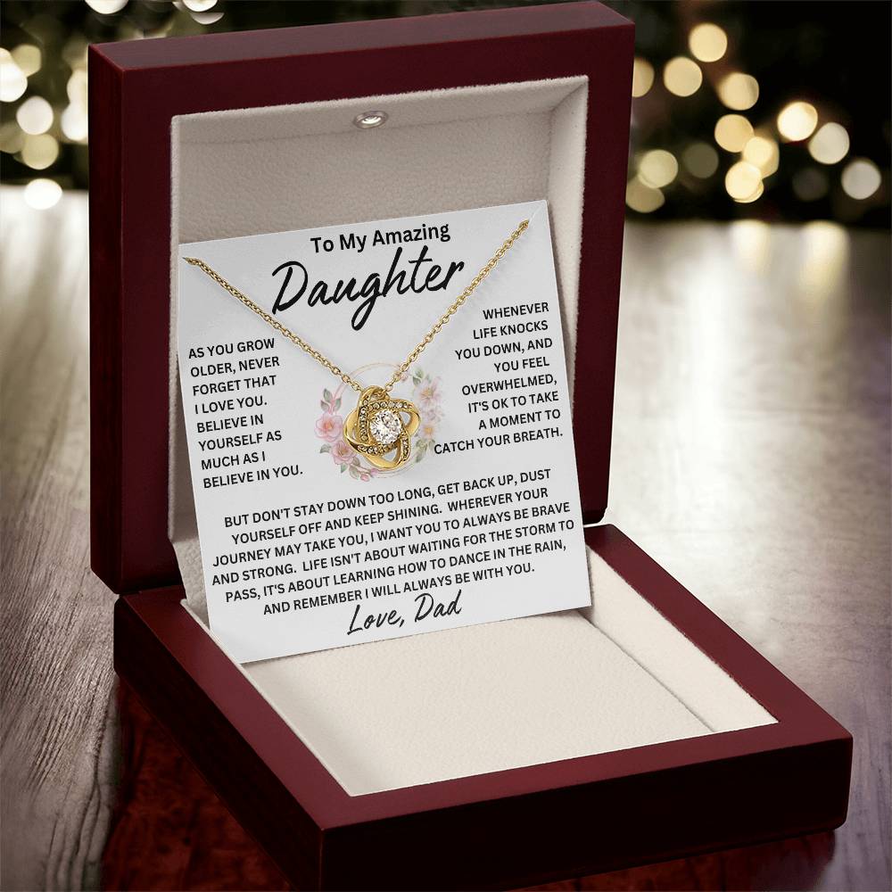 Daughter - My Amazing Daughter Necklace