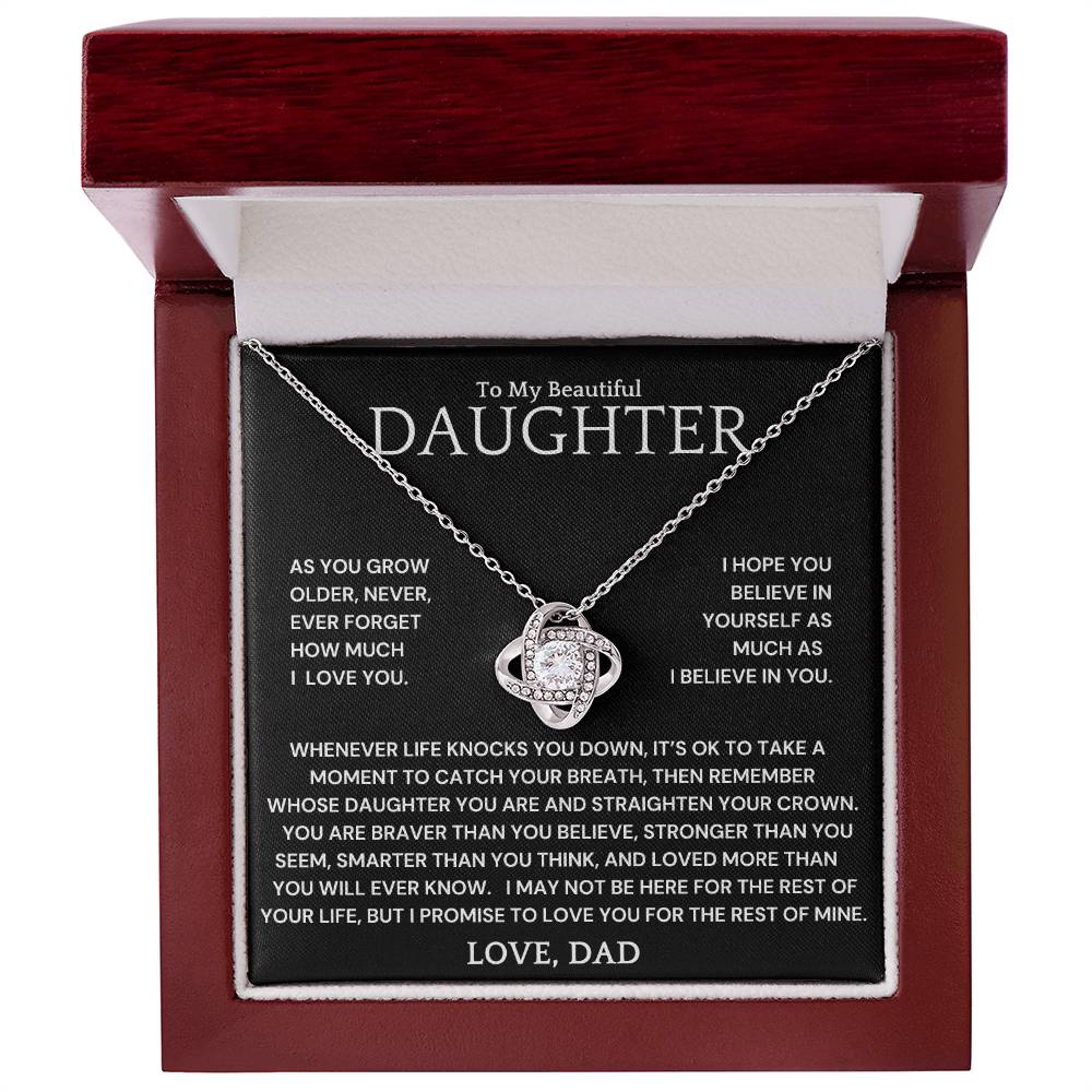 Daughter - Straighten Your Crown Necklace