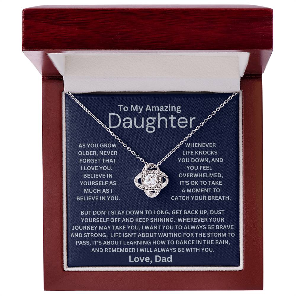 Daughter- Be Brave And Strong Necklace