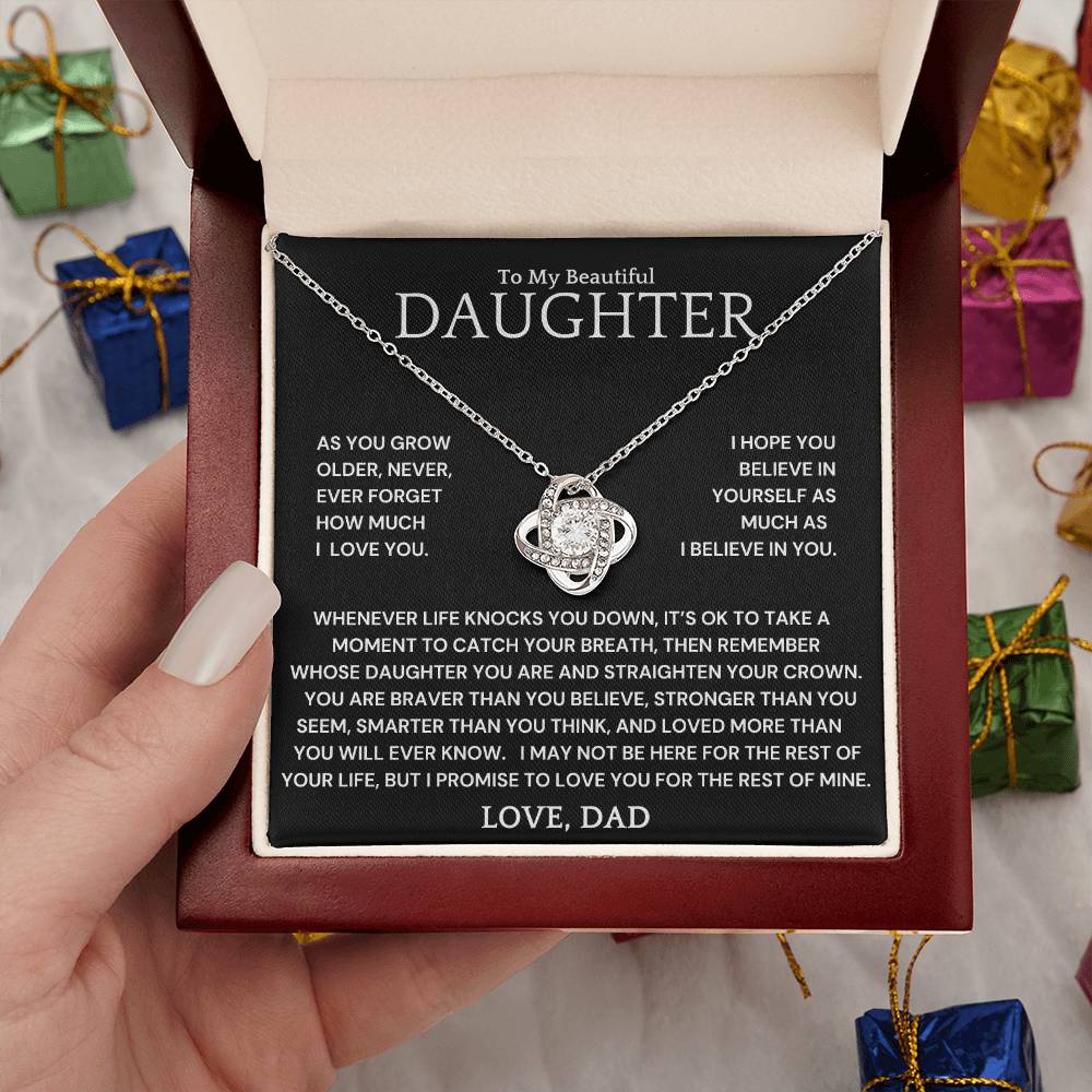 Daughter - Straighten Your Crown Necklace