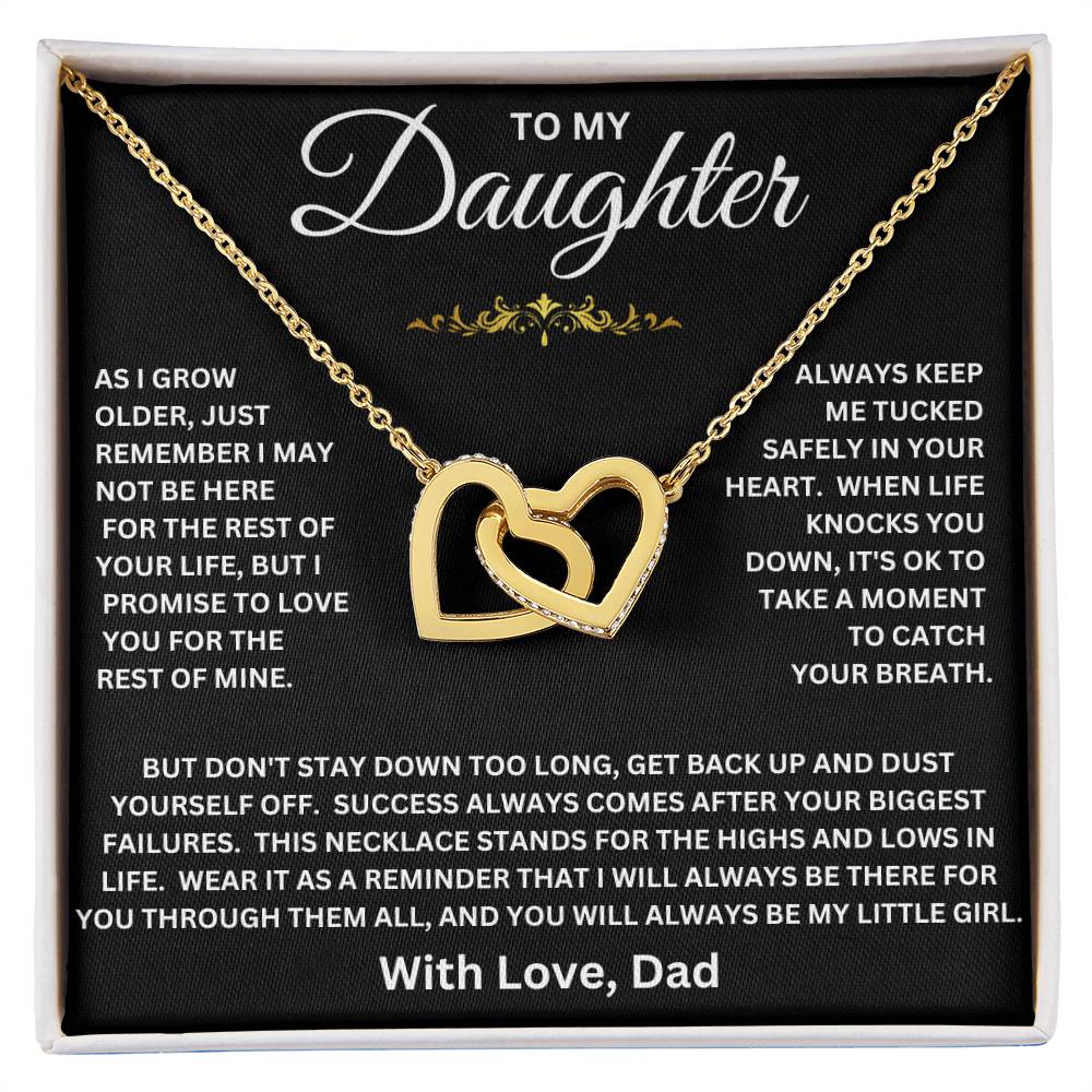 Daughter - You Are My Heart Necklace