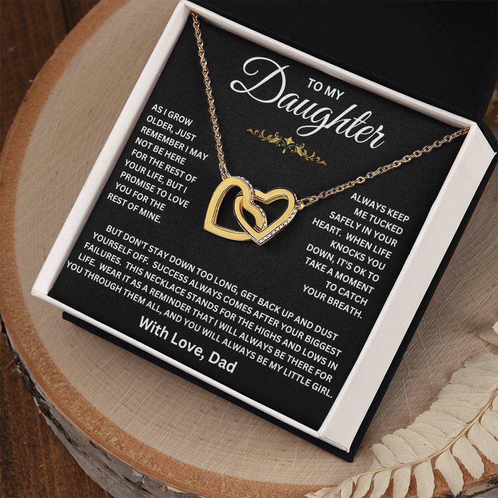 Daughter - You Are My Heart Necklace