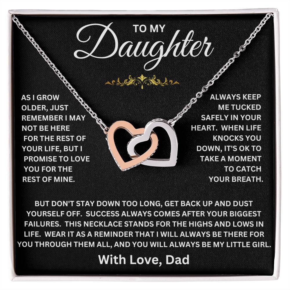 Daughter - You Are My Heart Necklace