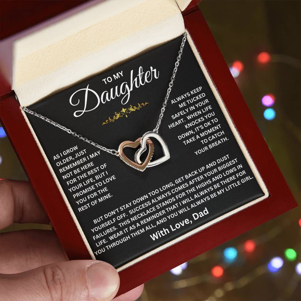 Daughter - You Are My Heart Necklace