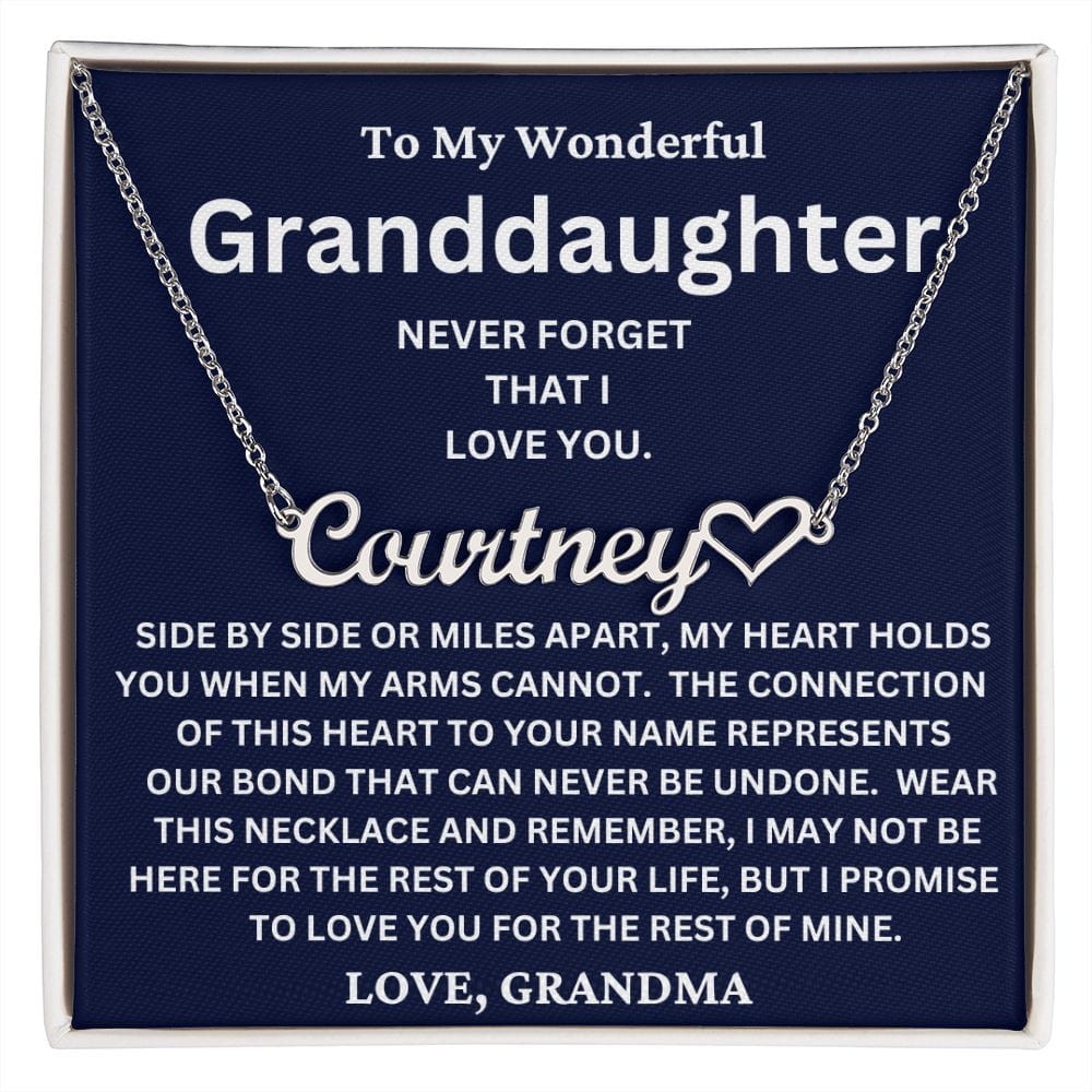 Granddaughter-Love You-Necklace