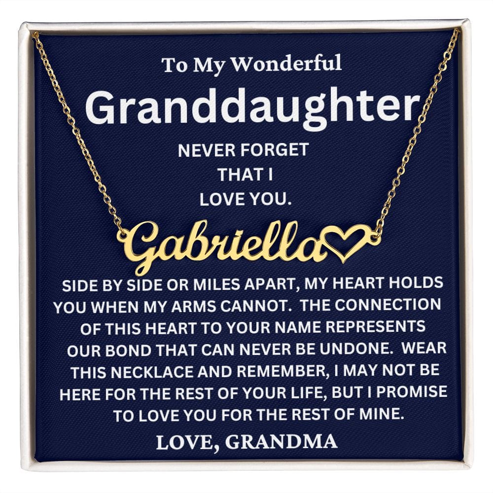 Granddaughter-Love You-Necklace