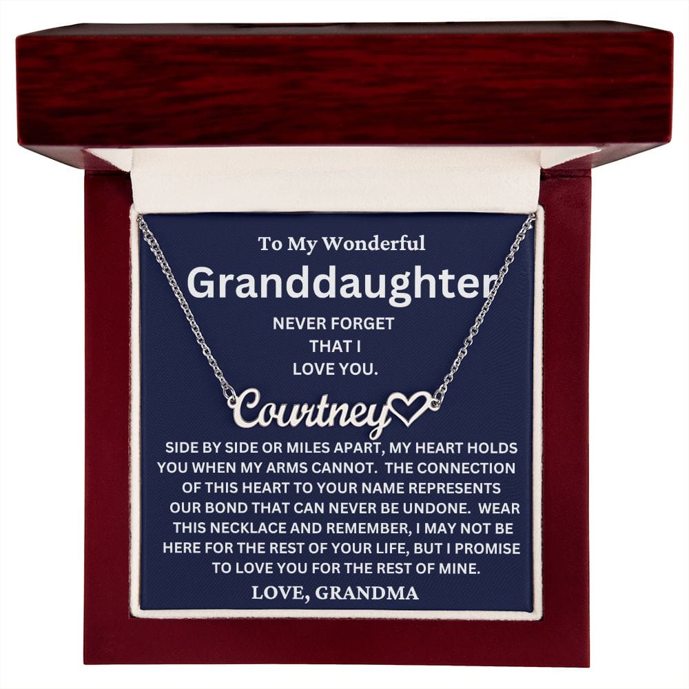 Granddaughter-Love You-Necklace