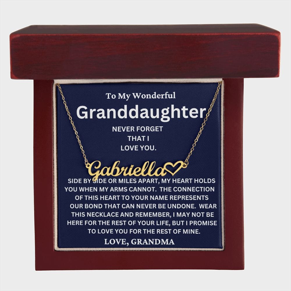 Granddaughter-Love You-Necklace