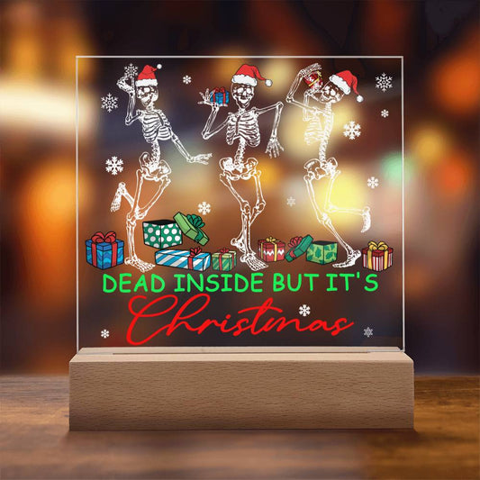 Christmas Dead Inside LED Acrylic