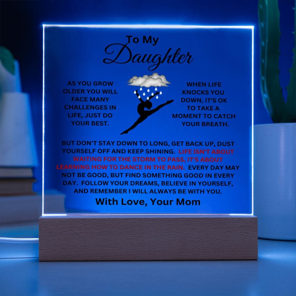 Daughter-Dance In The Rain Plaque