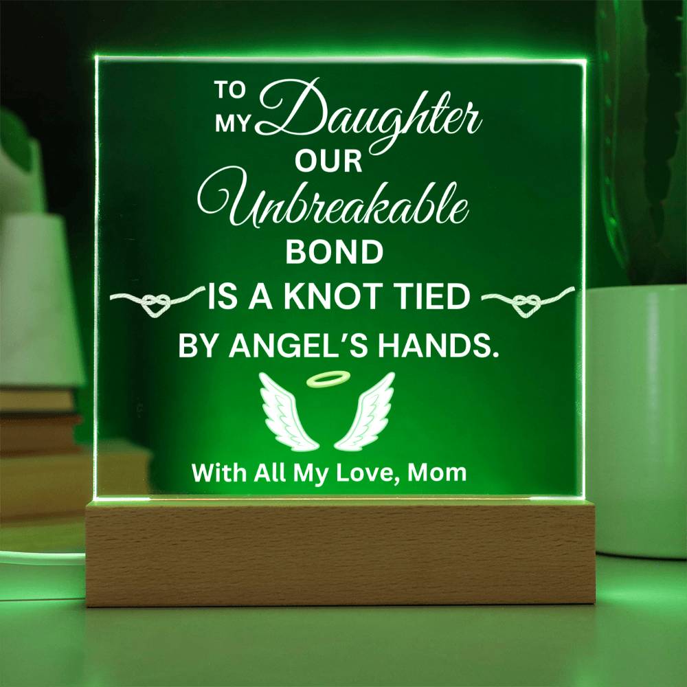 Daughter - Unbreakable Bond LED Acrylic