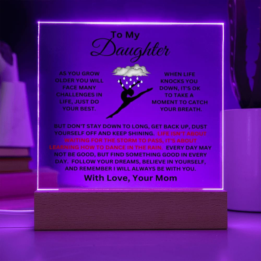 Daughter-Dance In The Rain Plaque