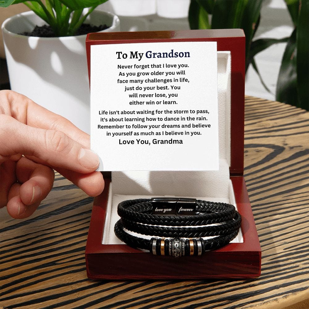 Grandson-Never Forget-Bracelet