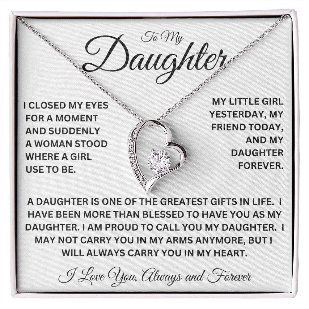 Daughter - My Daughter Forever Necklace