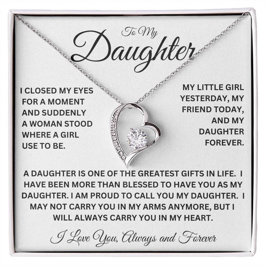 Daughter - My Daughter Forever Necklace