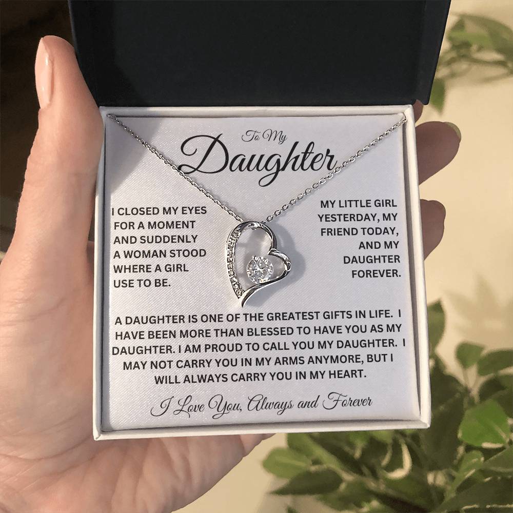 Daughter - My Daughter Forever Necklace