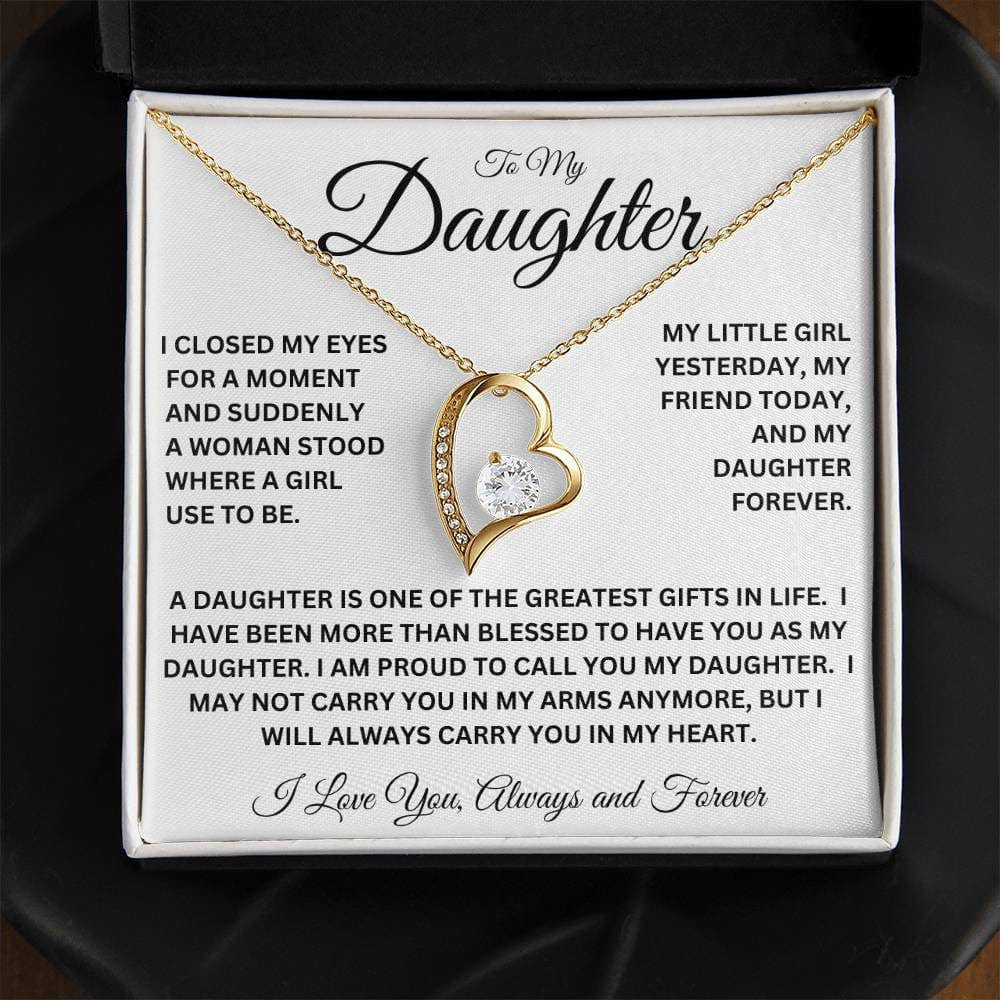 Daughter - My Daughter Forever Necklace