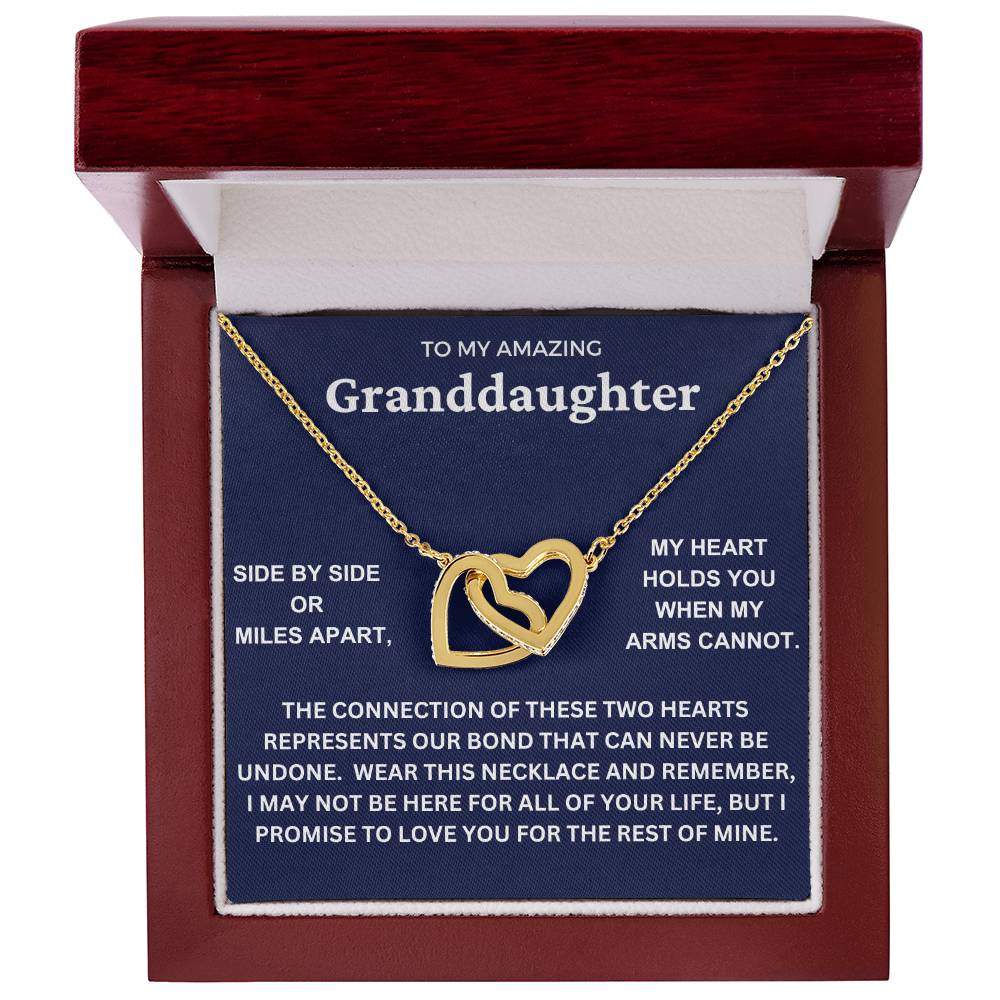 Granddaughter-My Heart Holds You-Necklace