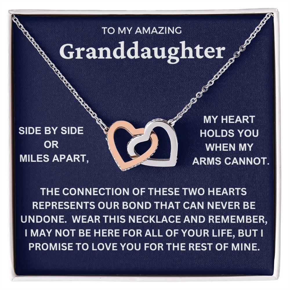 Granddaughter-My Heart Holds You-Necklace