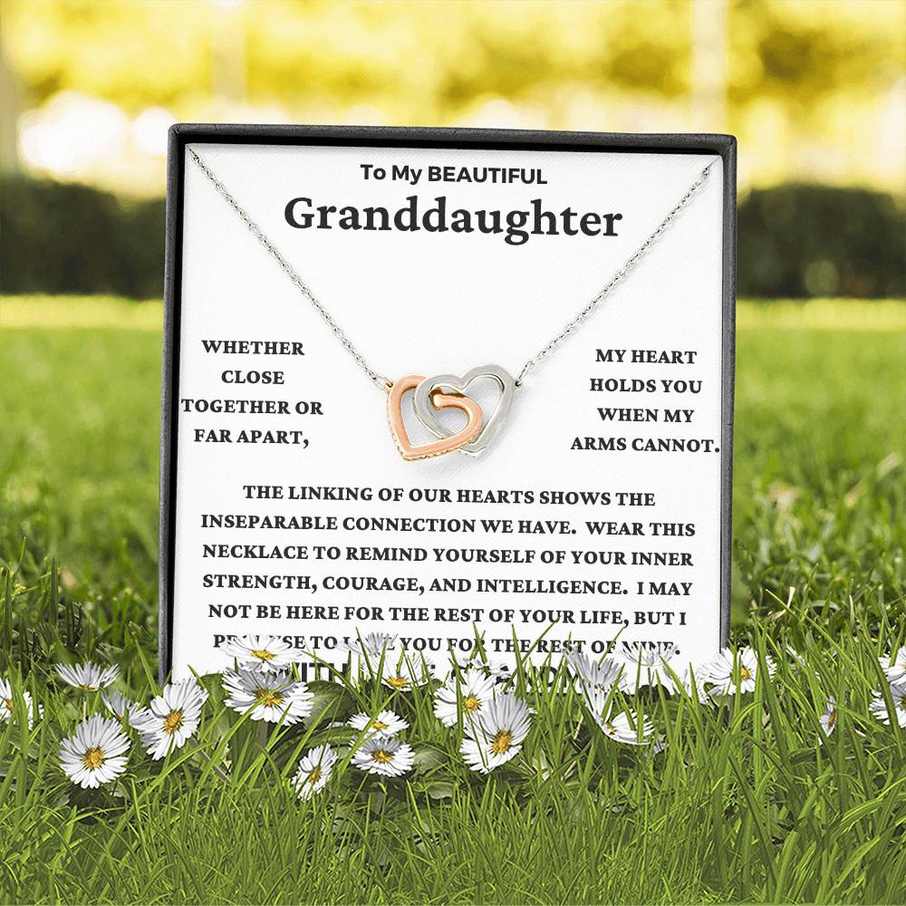 Granddaughter-Linking Of Our Hearts Necklace