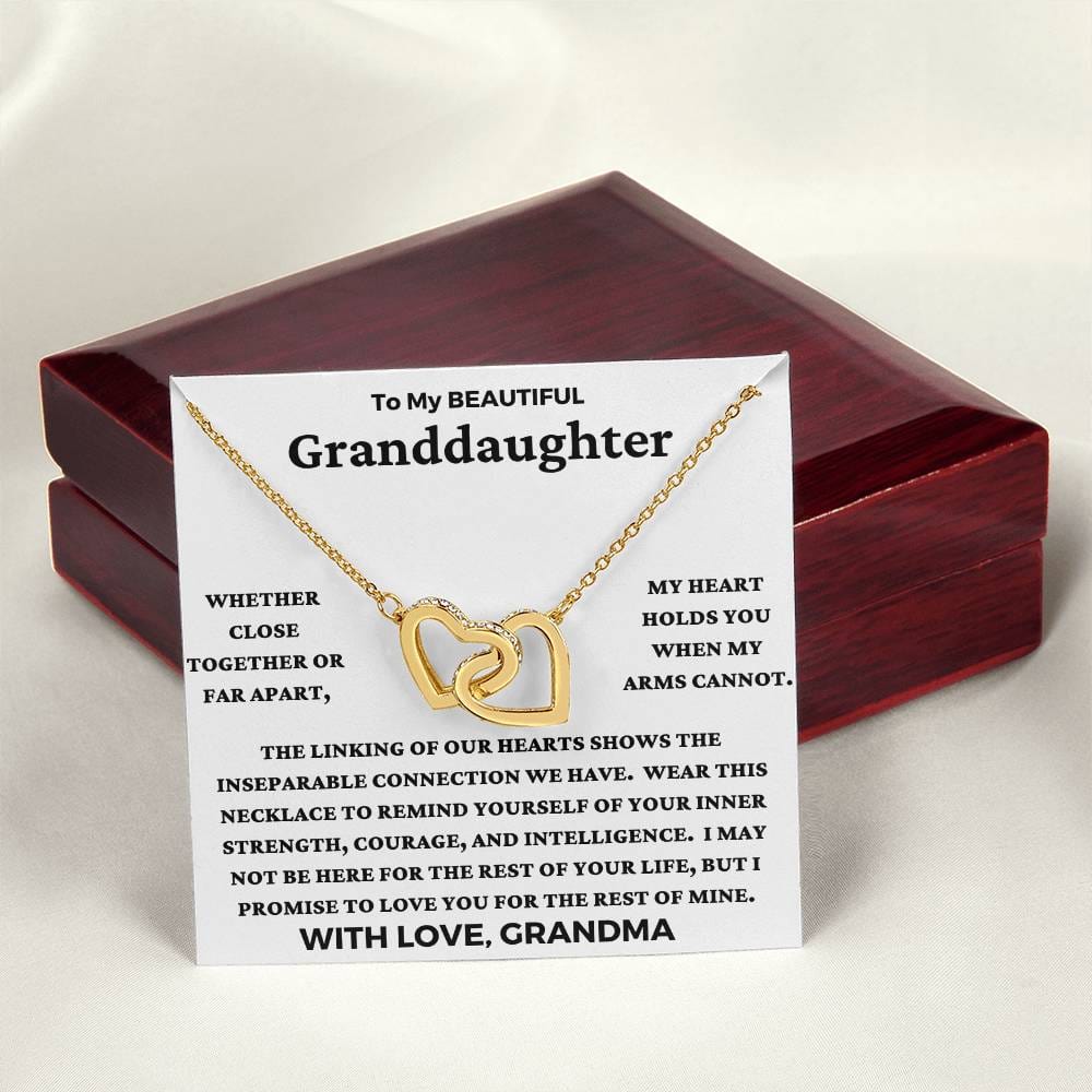 Granddaughter-Linking Of Our Hearts Necklace