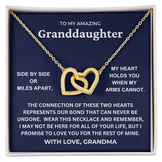 Granddaughter-My Heart Holds You-Necklace