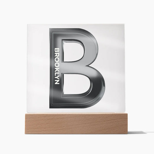 Letter B Personalized Nightlight