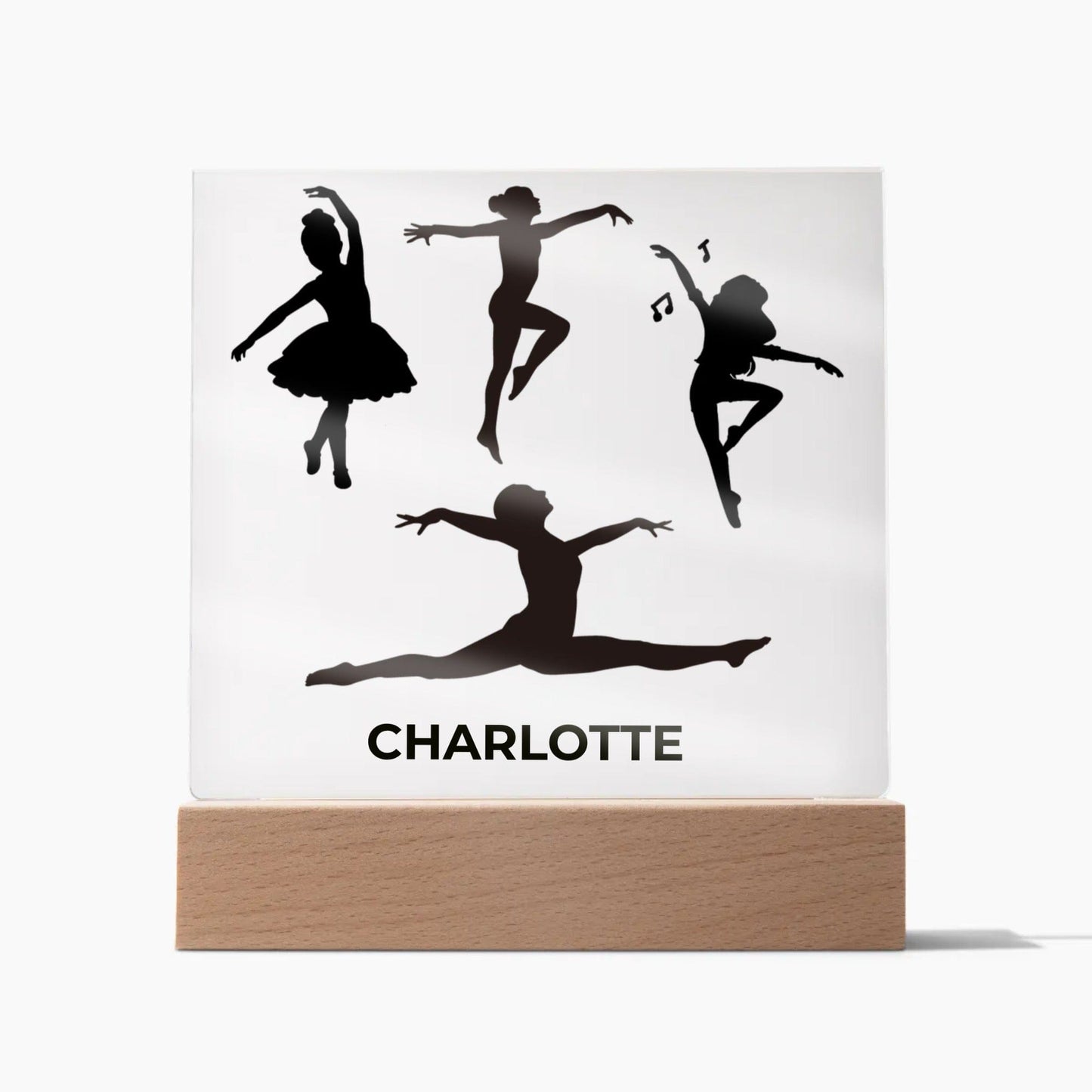 Dancing Girls Personalized Acrylic Nightlight